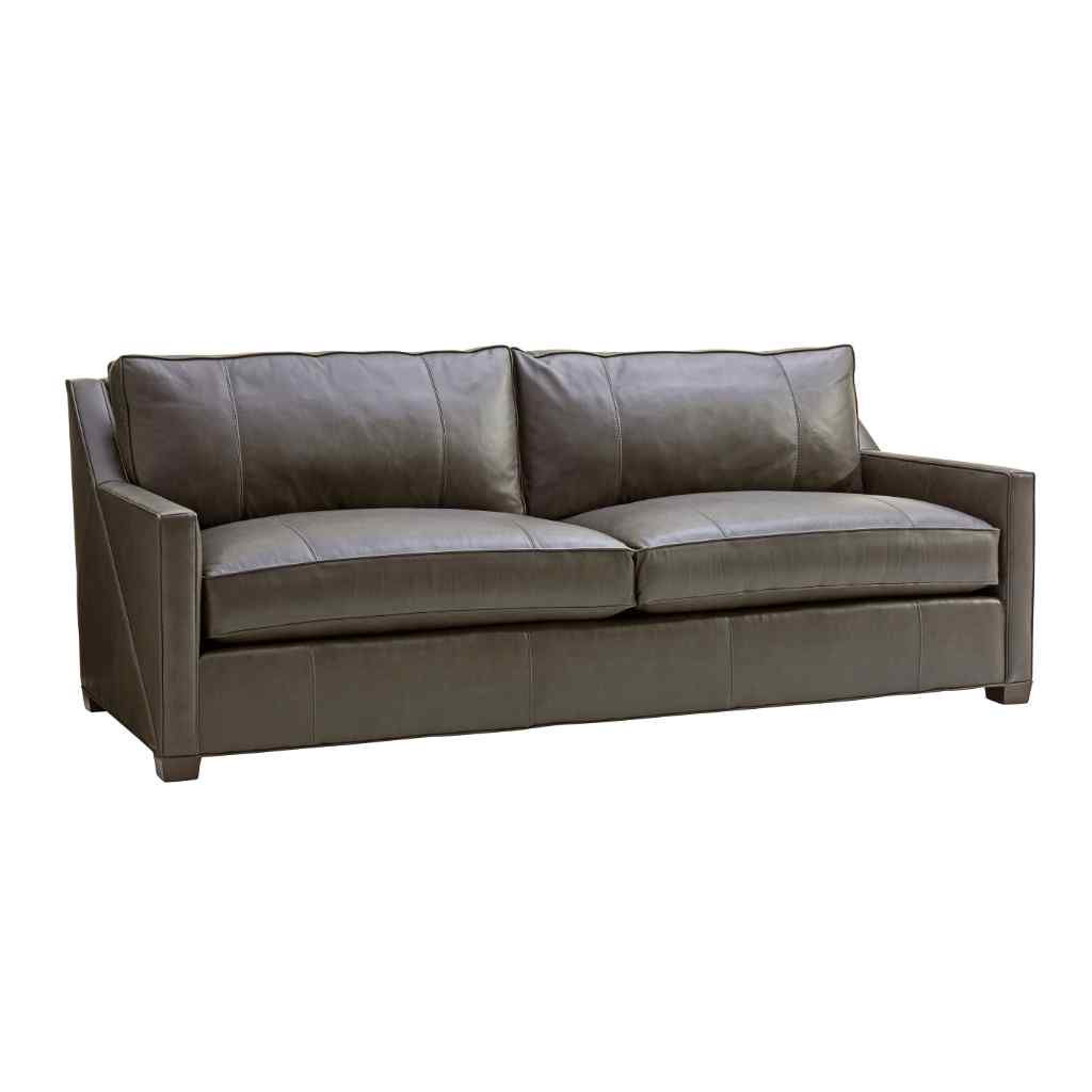 Luca Leather Sofa Brown