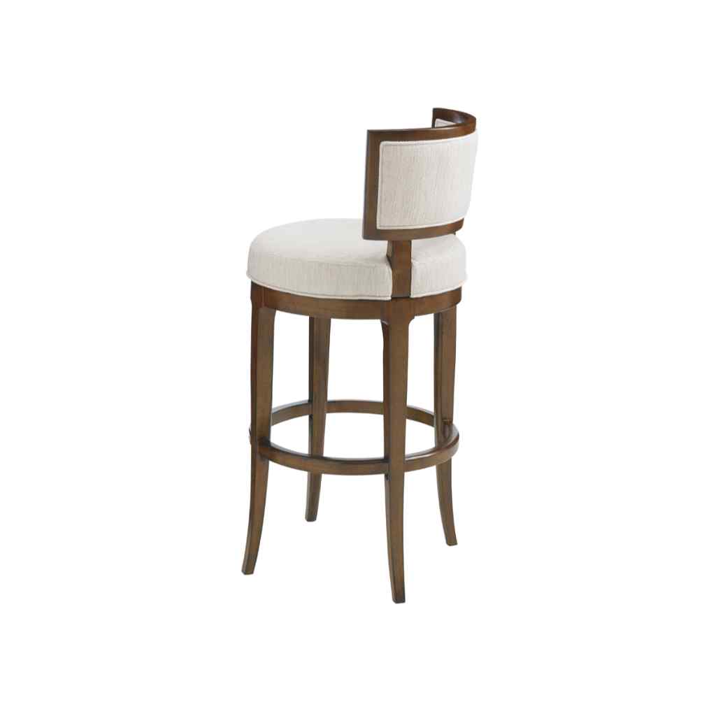 Macau Swivel Bar Stool Brown