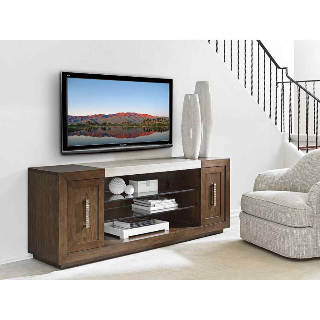 Malibu Vista Media Console Mocha
