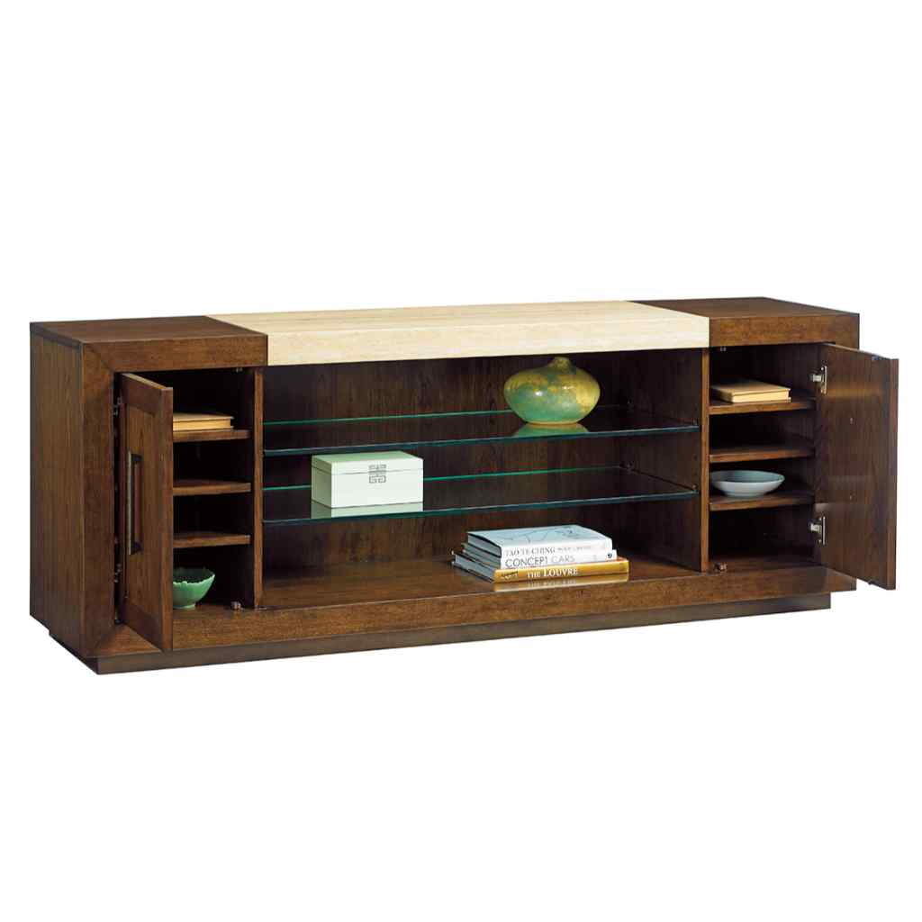Malibu Vista Media Console Mocha