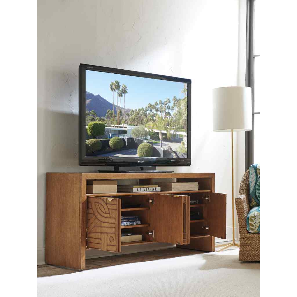 Manning Media Console Brown