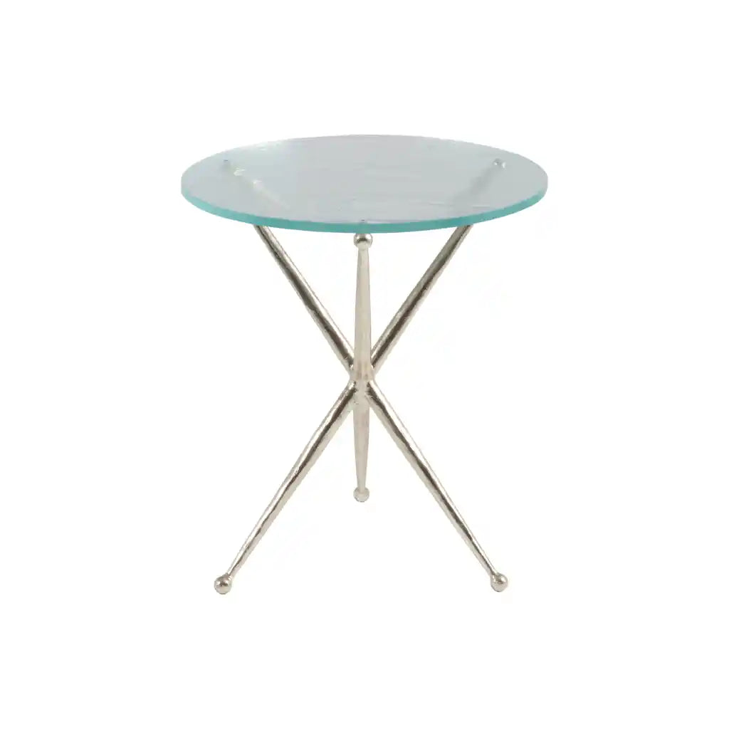 Marcus Champagne Round End Table Champagne