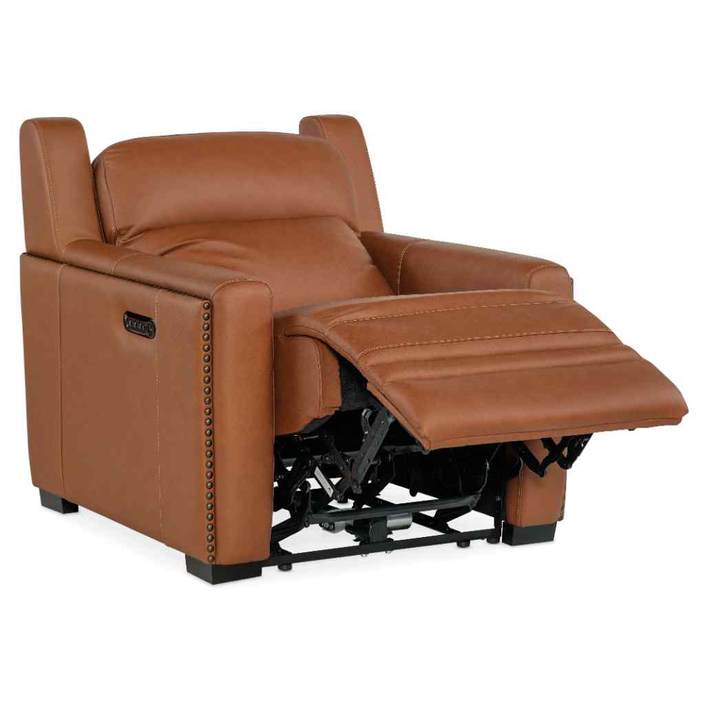 McKinley Power Recliner with Power Headrest and Lumbar Brown