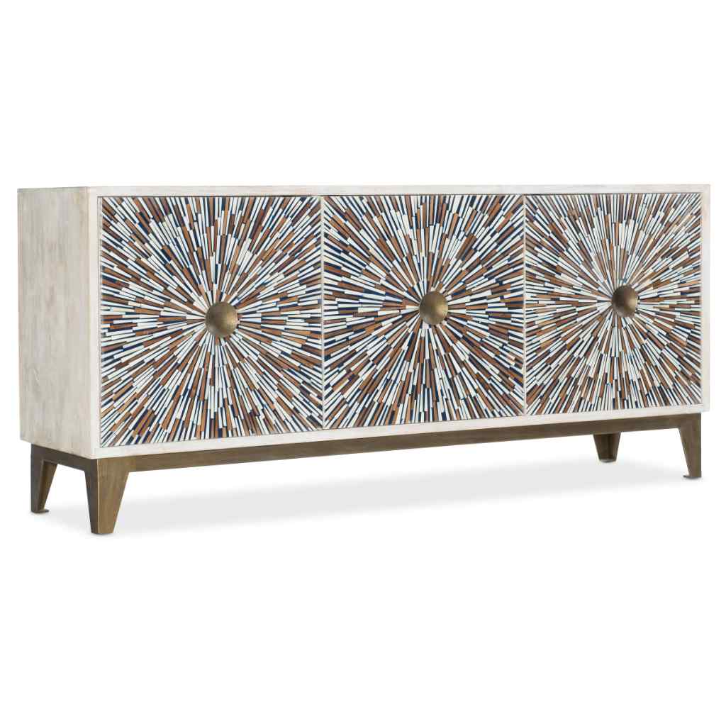 Melange Liberty Entertainment Console Light Brown