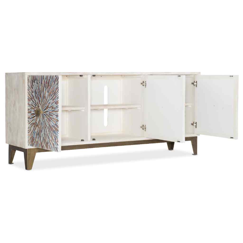 Melange Liberty Entertainment Console Light Brown