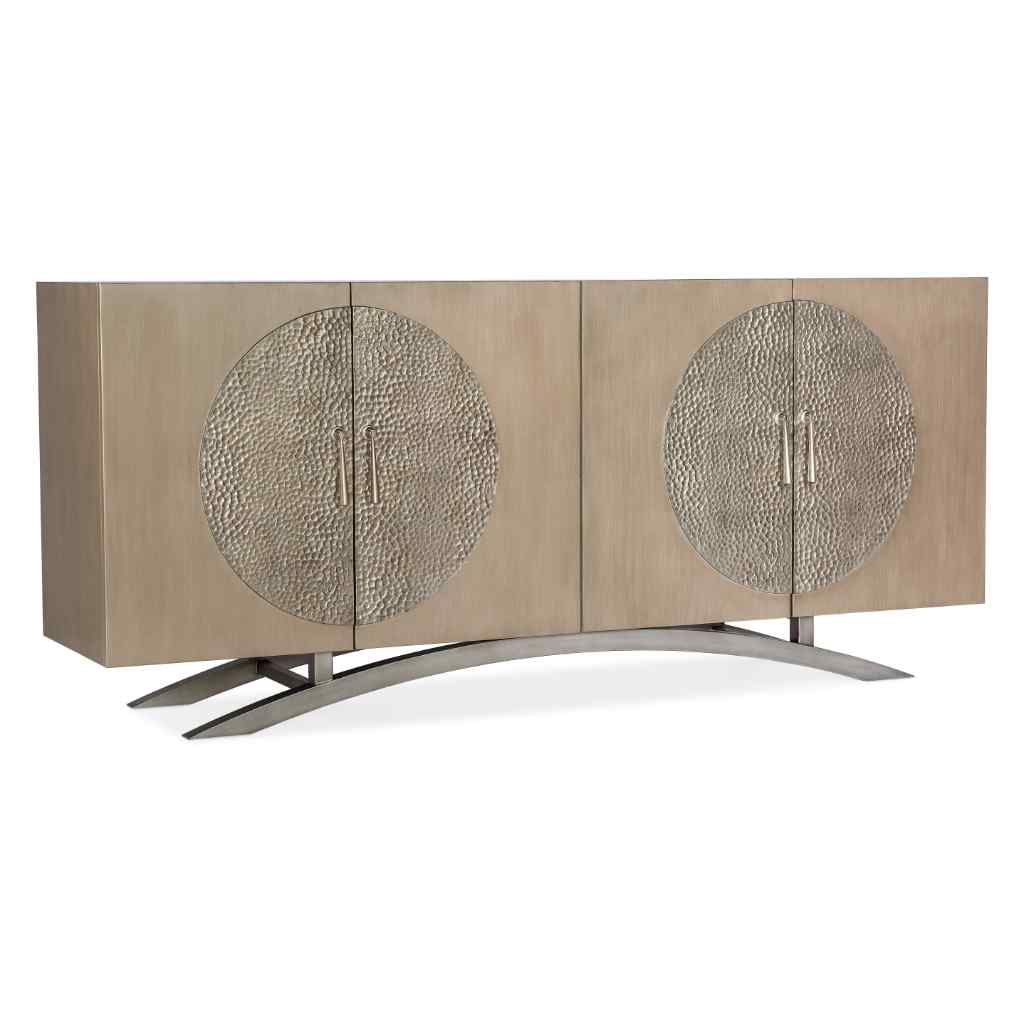 Melange Nolita Four Door Entertainment Console Champagne