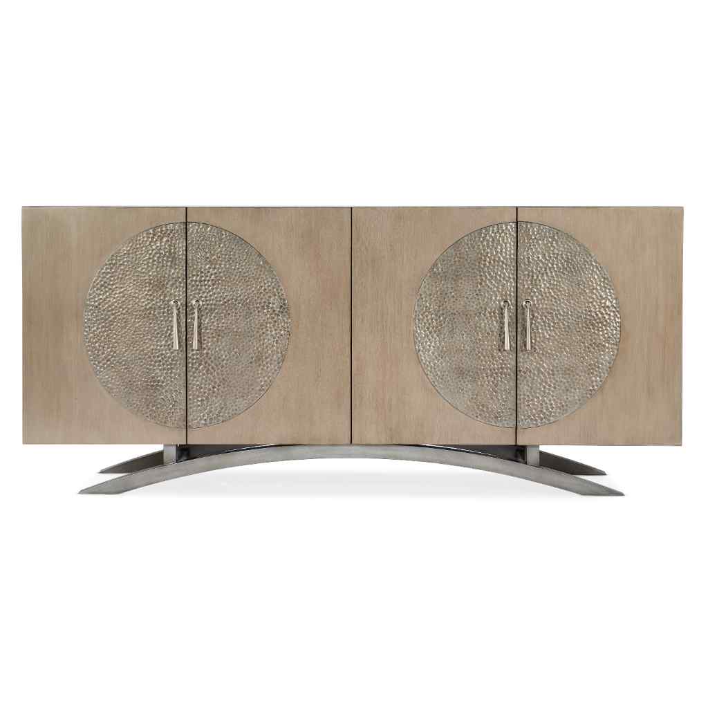 Melange Nolita Four Door Entertainment Console Champagne