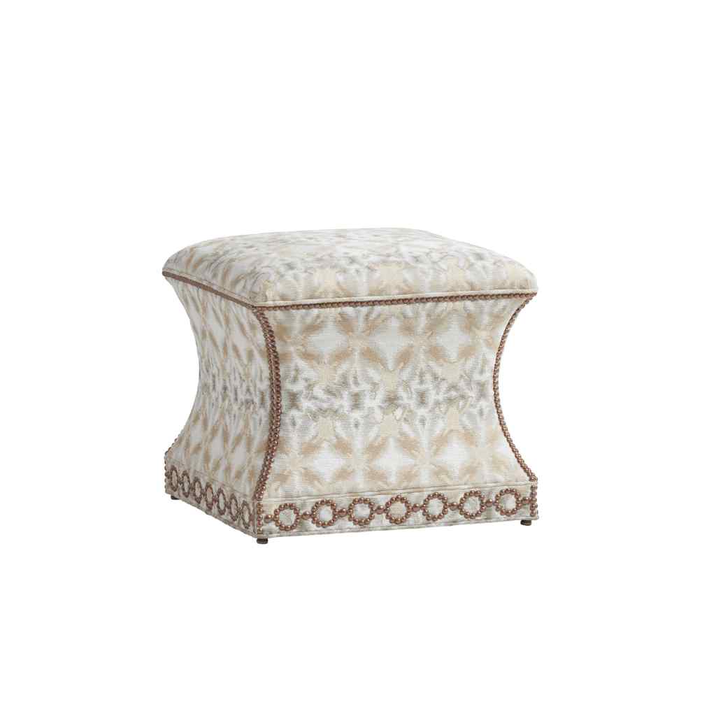 Merino Ottoman - Carlyle Pattern