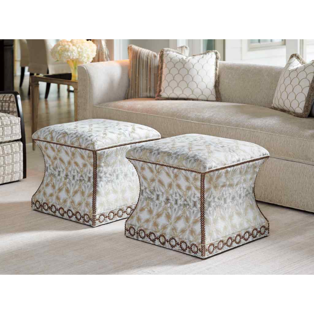 Merino Ottoman - Carlyle Pattern