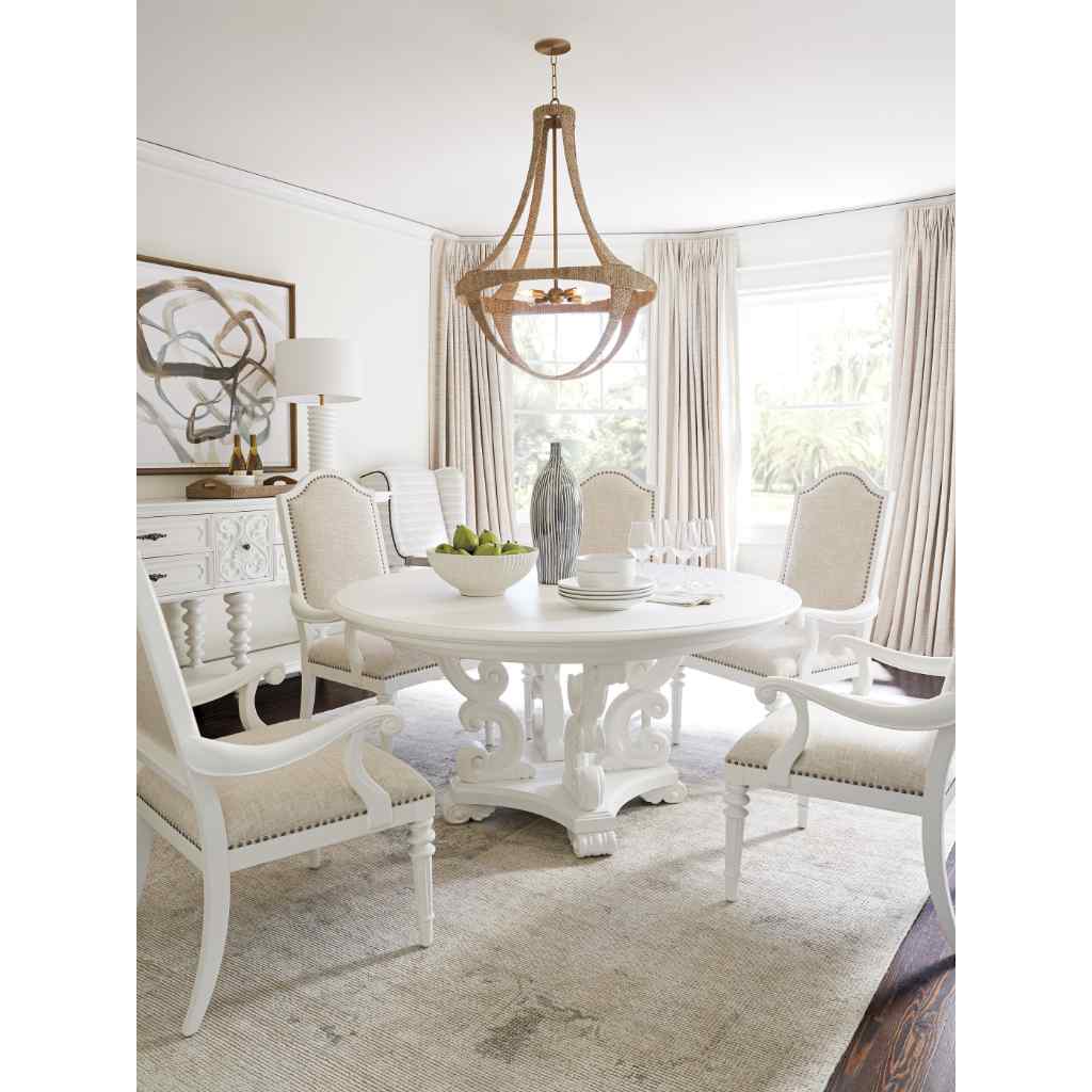 Modena Round Dining Table Brown