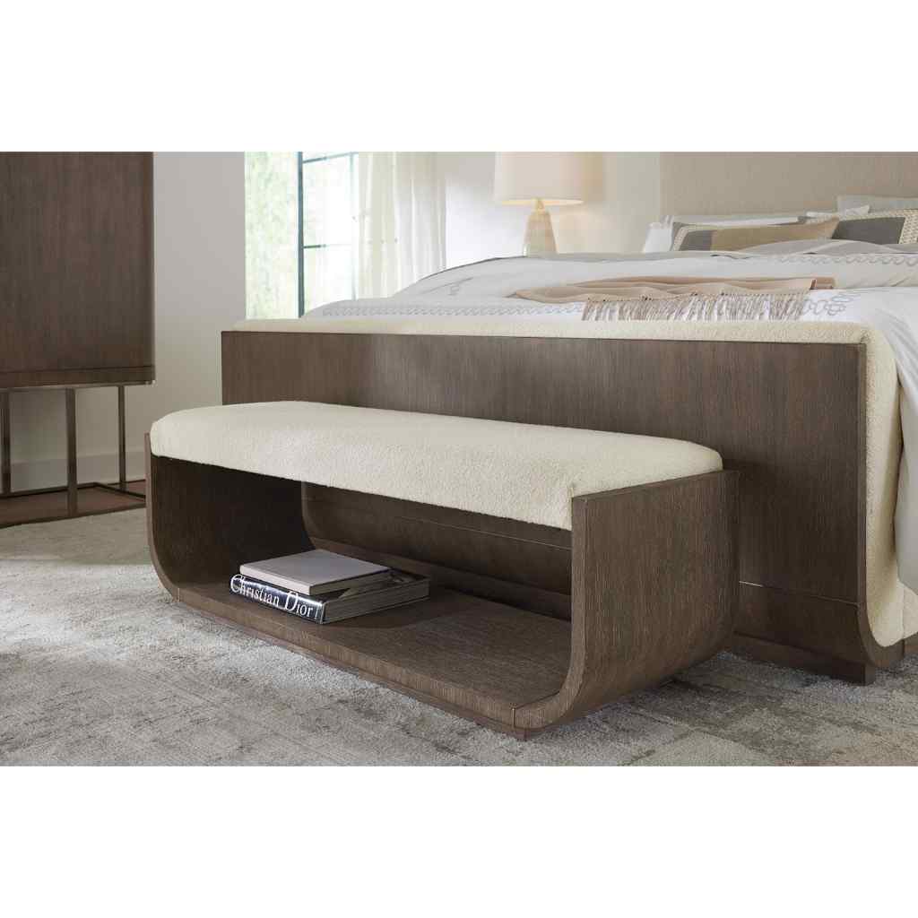 Modern Mood Bed Bench - II Medium Brown