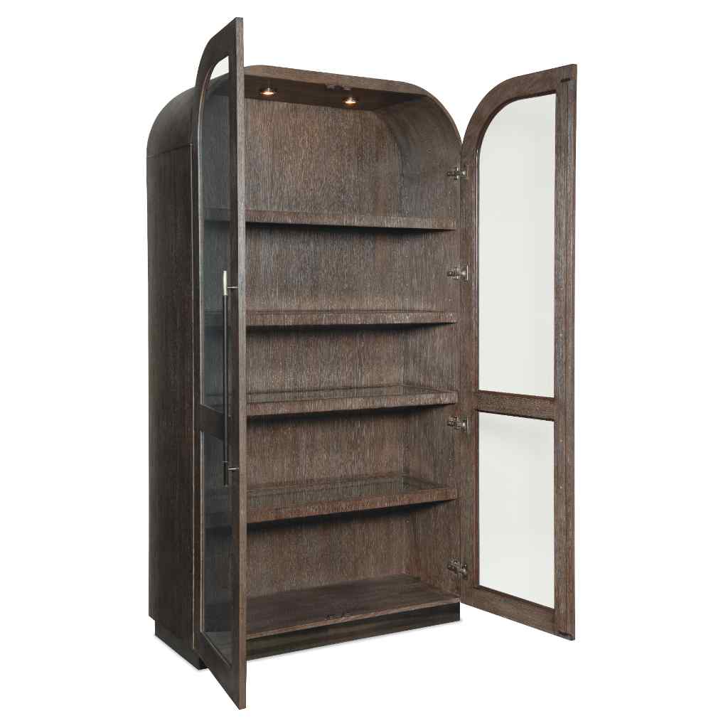 Modern Mood Display Cabinet - II Medium Brown