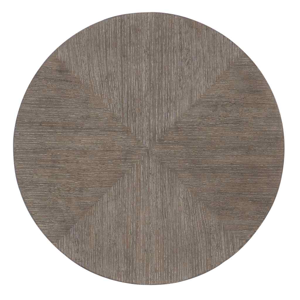 Modern Mood Round End Table - II Medium Brown