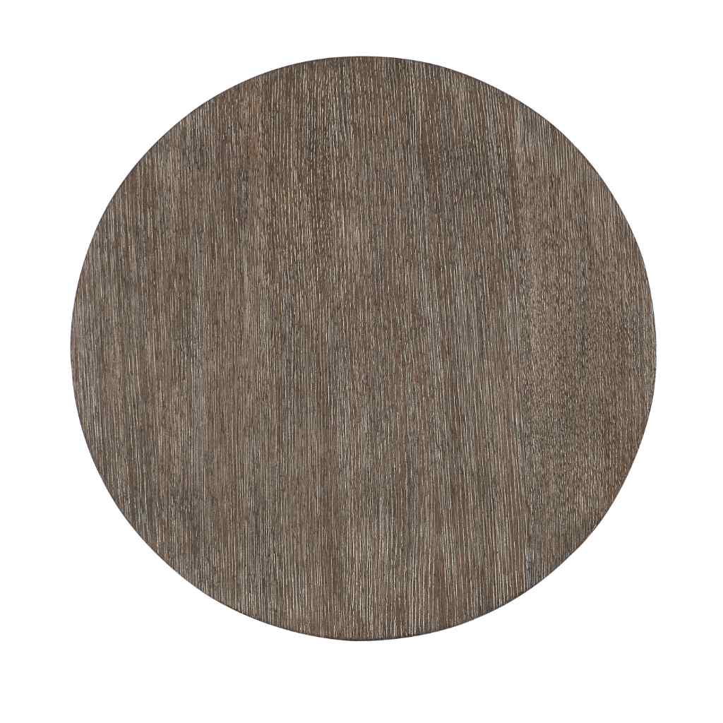 Modern Mood Round Side Table - II Medium Brown