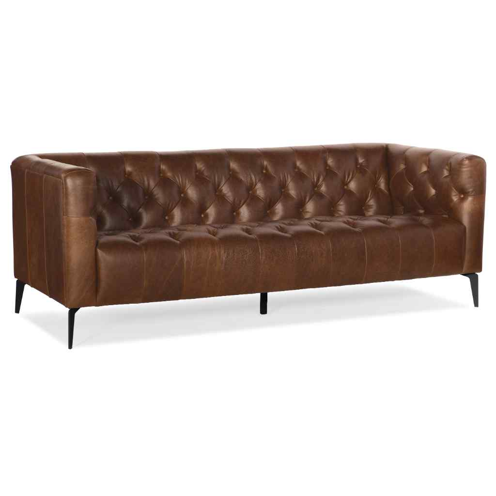 Nicolla Stationary Sofa Medium Brown