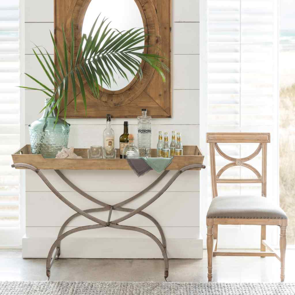 Planter's Console Table Brown