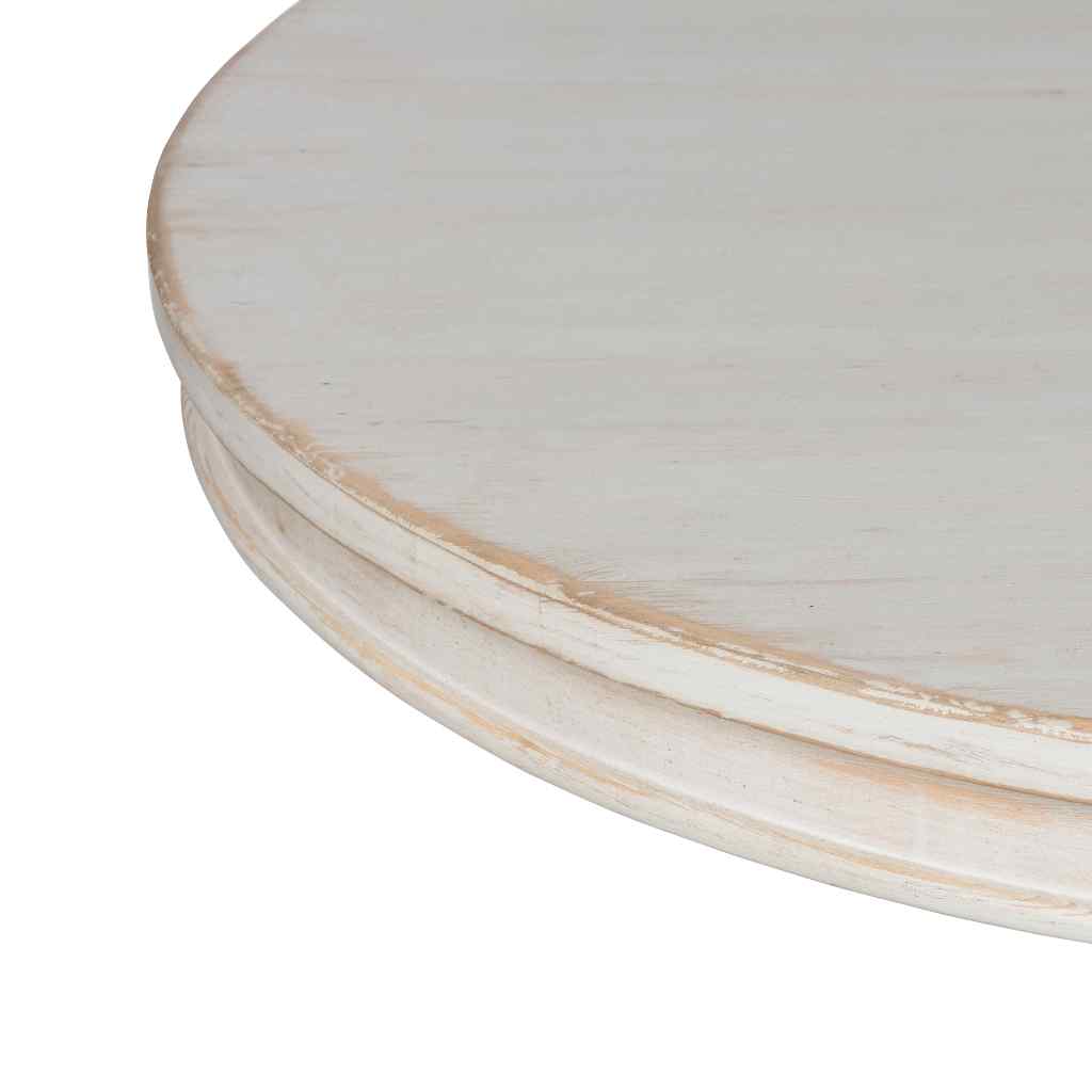 Delray Oval Dining Table White