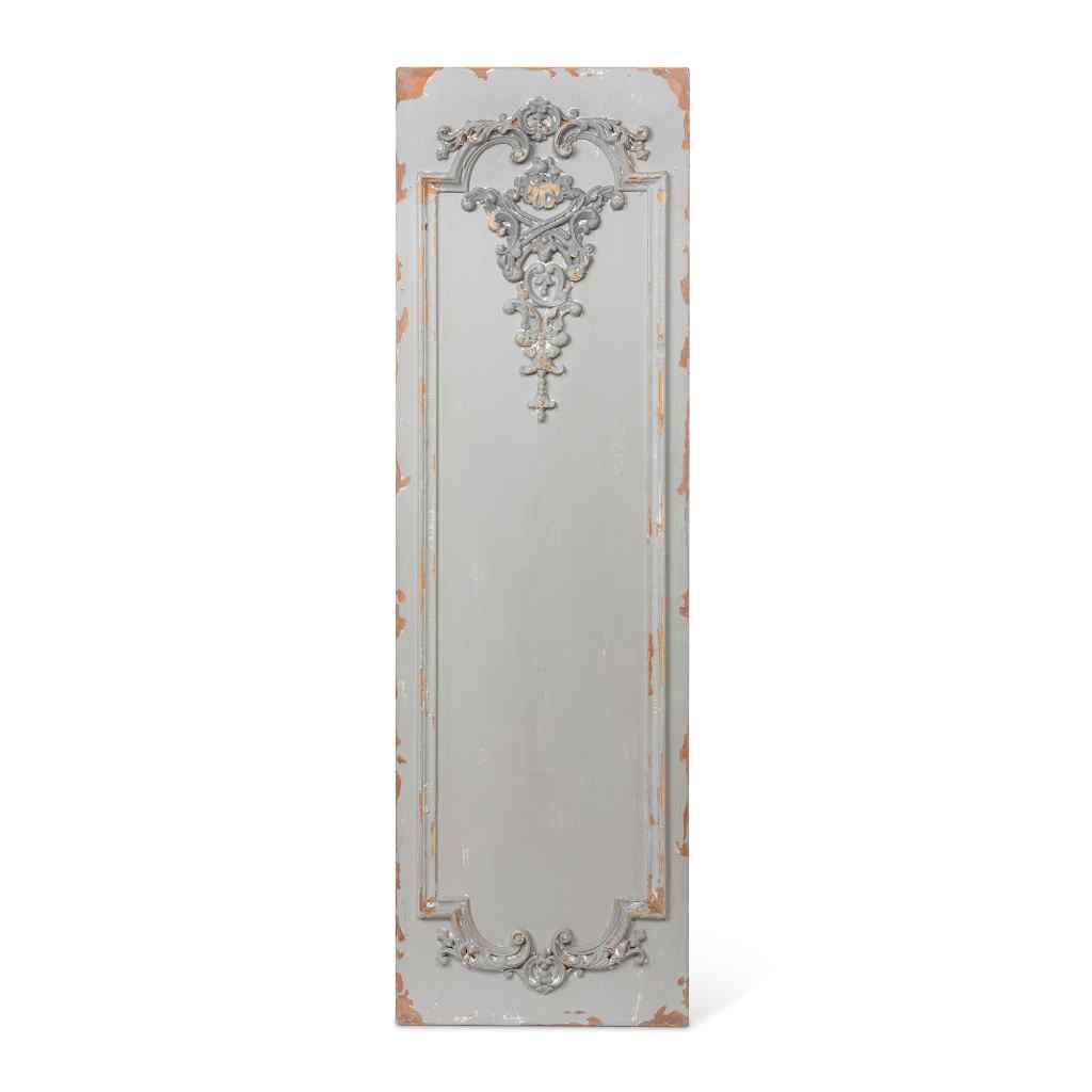 Aged Grey Wall Panel Gray