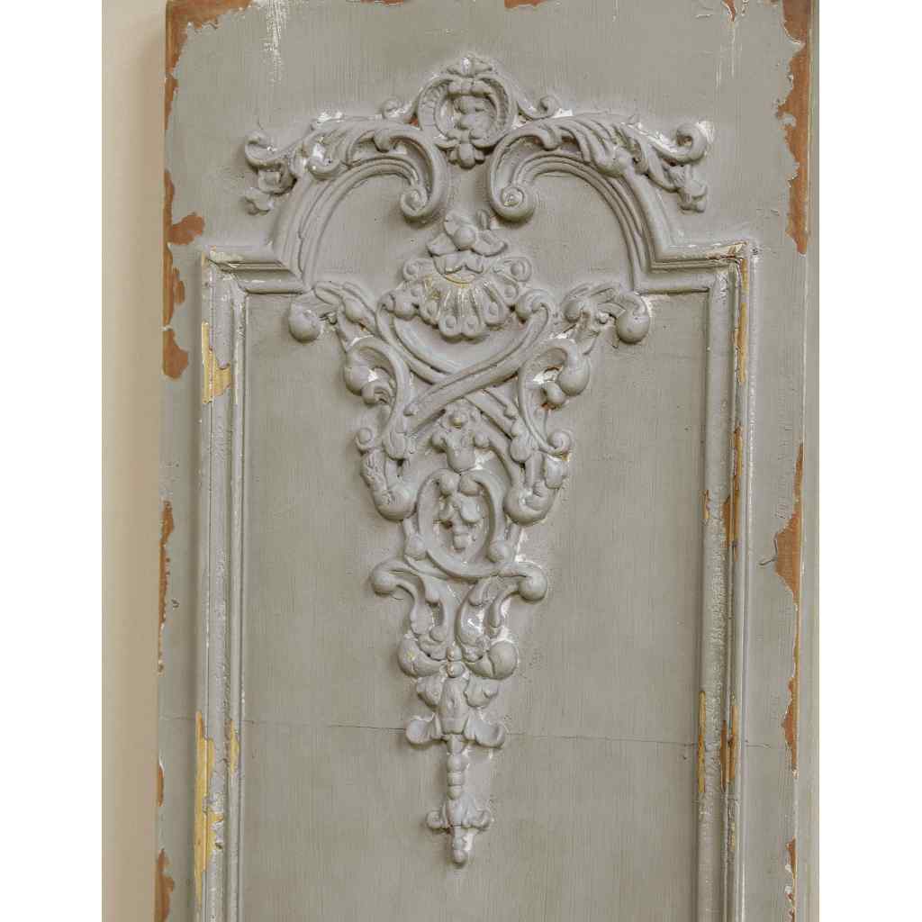 Aged Grey Wall Panel Gray