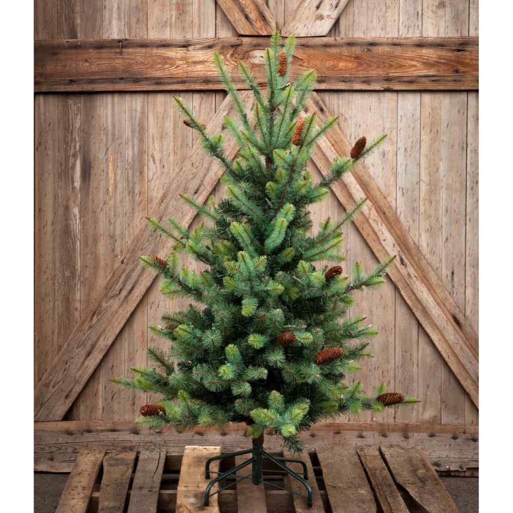 Park Hill Blue Spruce Christmas Tree, 4.5' Green