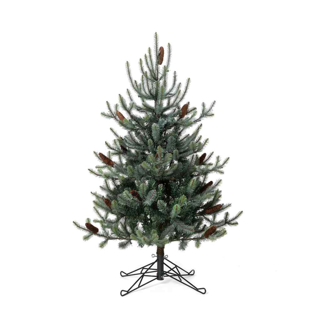 Park Hill Blue Spruce Christmas Tree, 4.5' Green