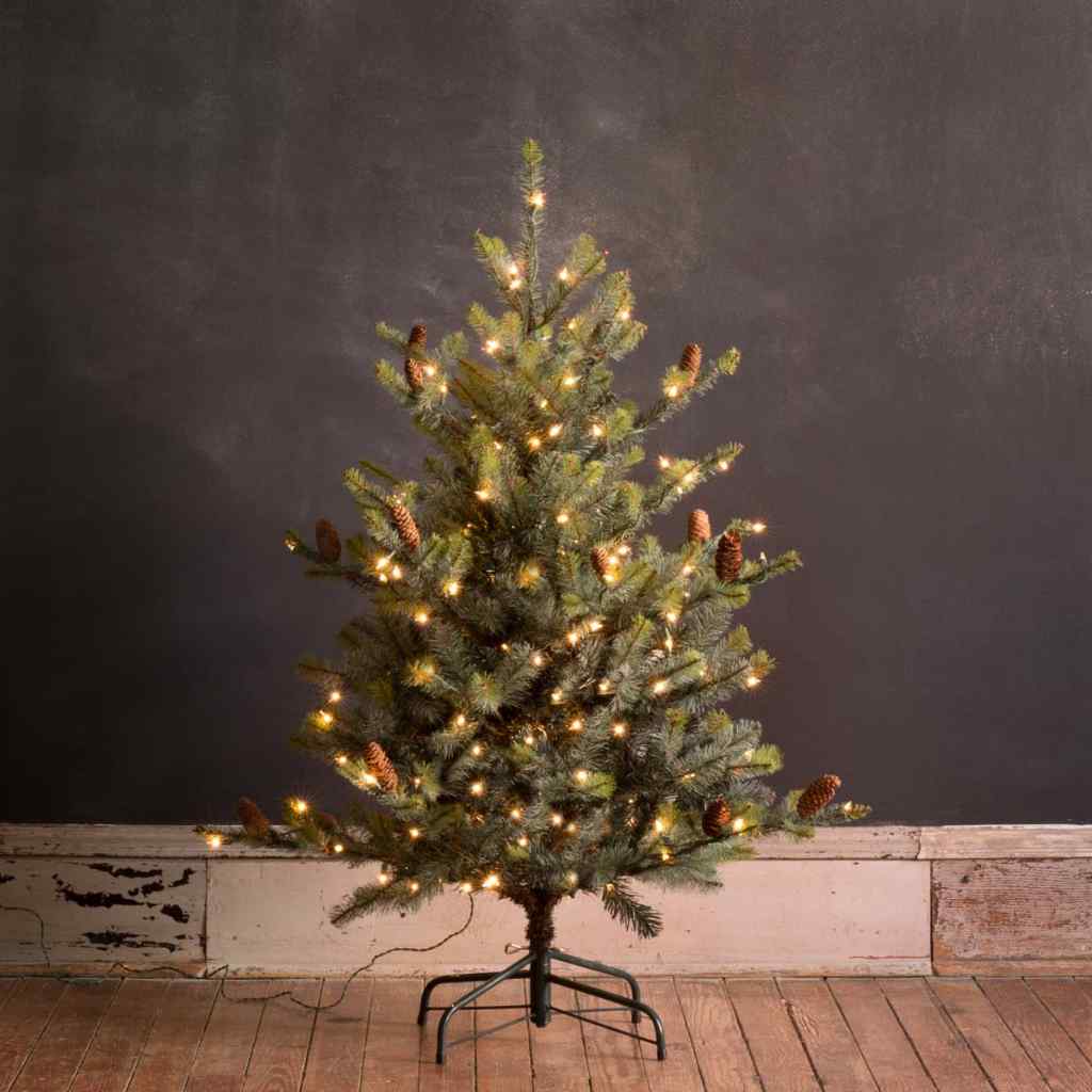 Park Hill Blue Spruce Christmas Tree, 4.5' Green