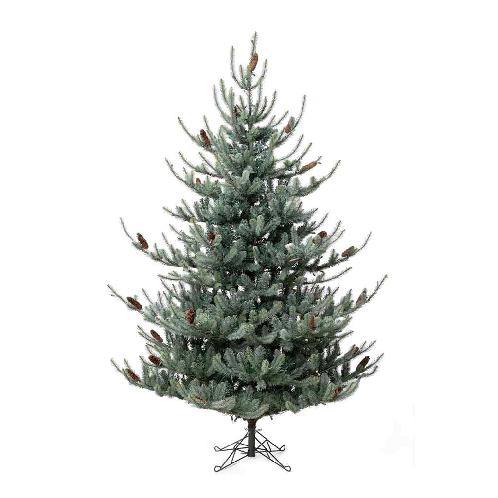 Park Hill Blue Spruce Christmas Tree, 7.5' Green