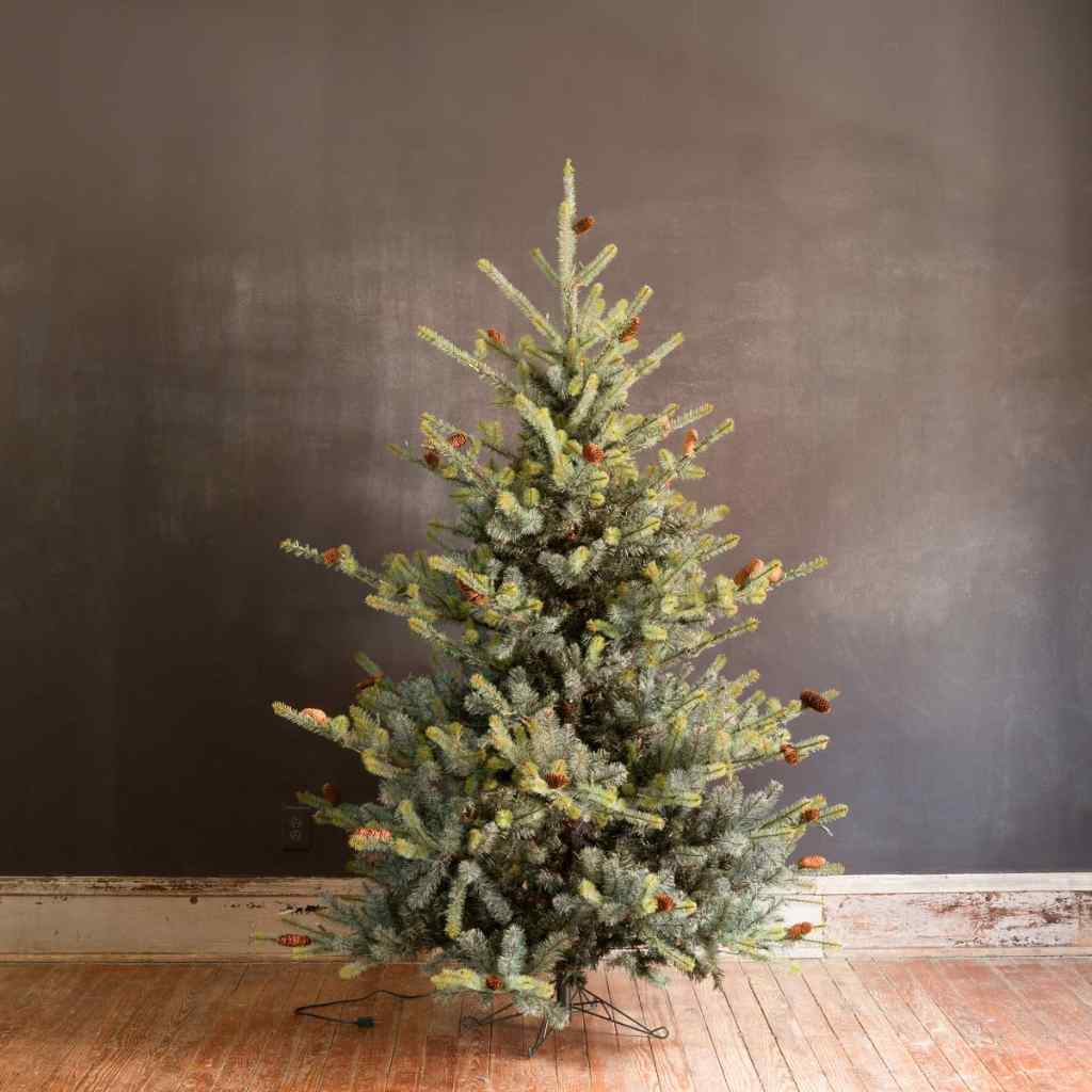 Park Hill Blue Spruce Christmas Tree, 7.5' Green
