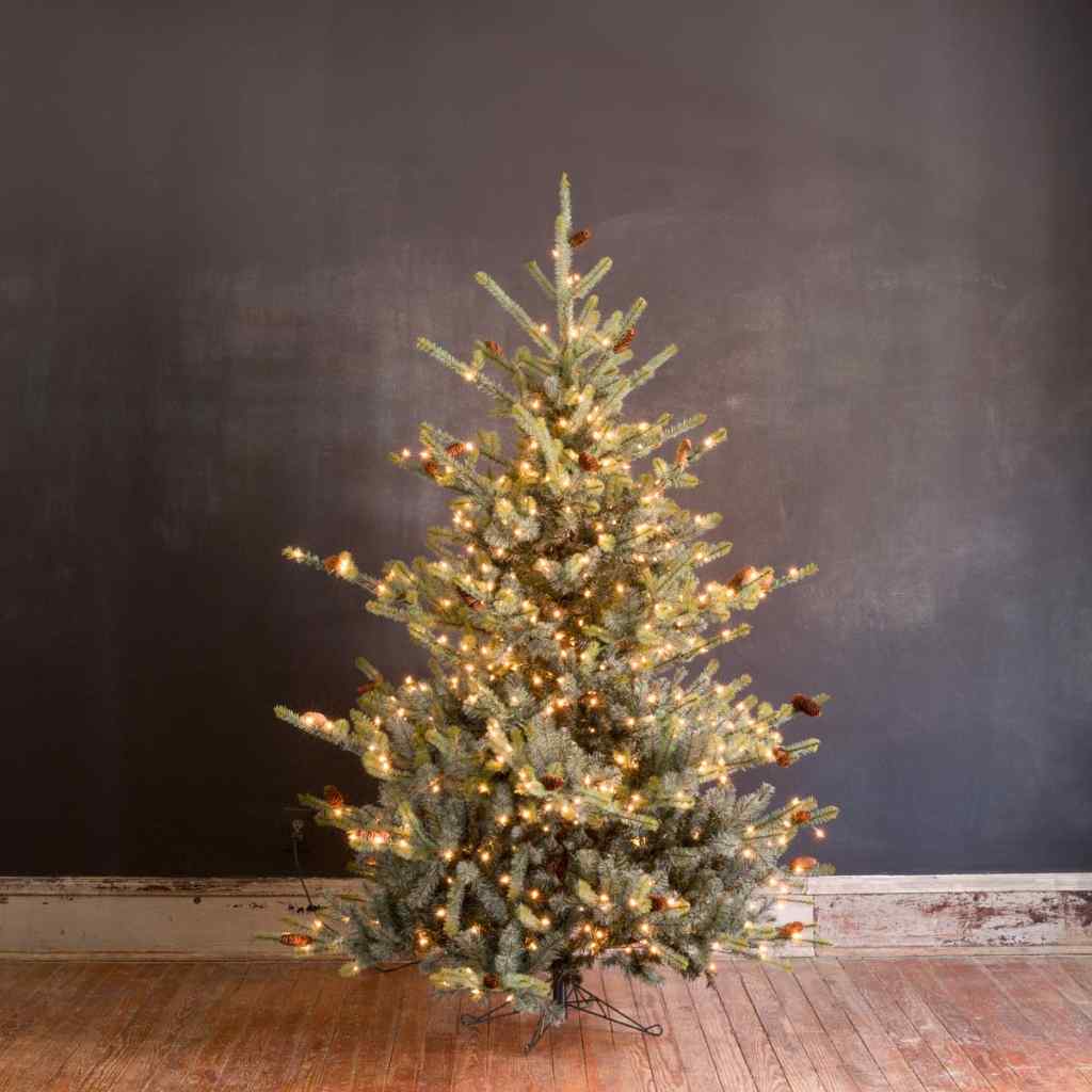 Park Hill Blue Spruce Christmas Tree, 7.5' Green