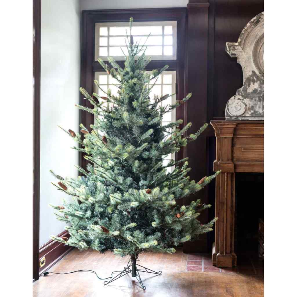Park Hill Blue Spruce Christmas Tree, 7.5' Green