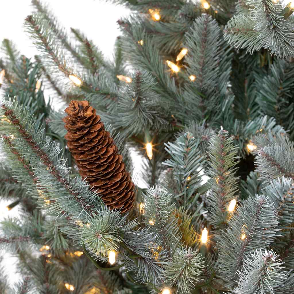 Park Hill Blue Spruce Slim Christmas Tree, 12' Green