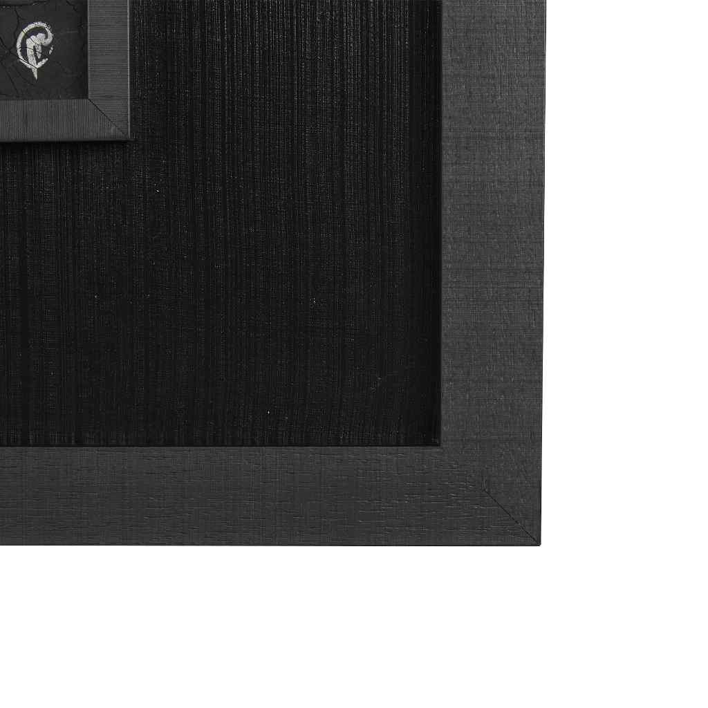 Pipes Iv By Studio M A Handmade Original Framed Artwork Under Glass Black,Gray