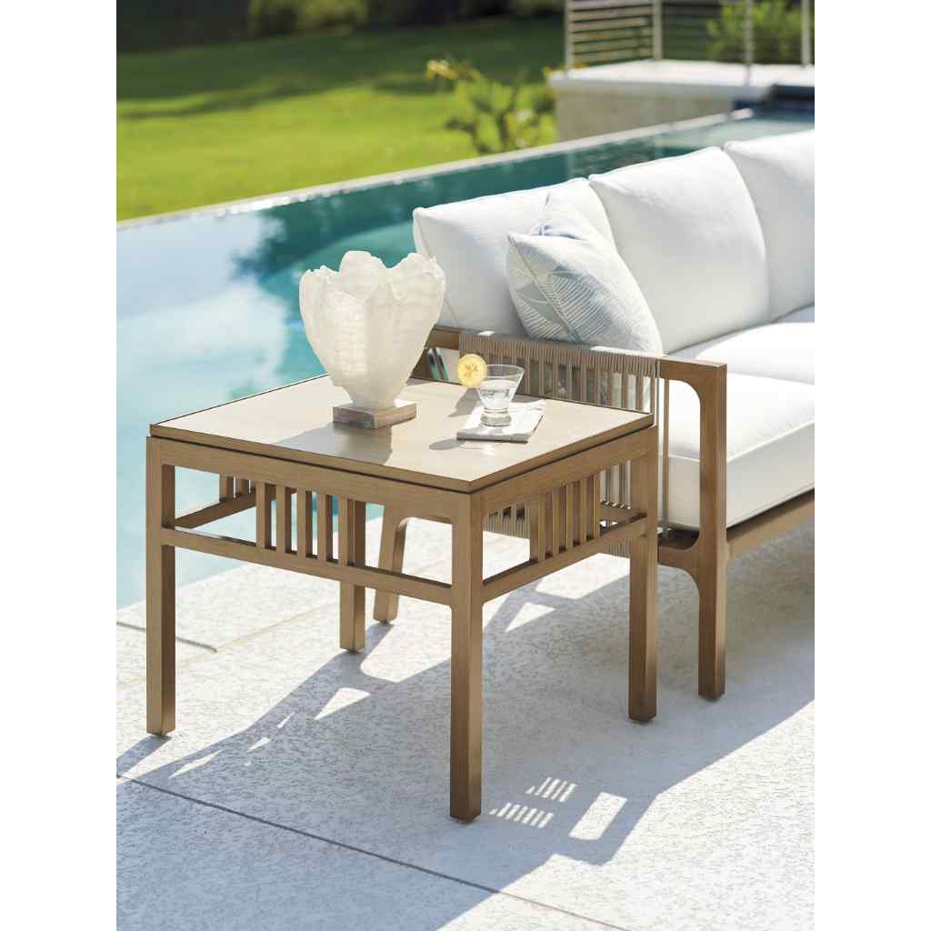 Rectangular End Table - St Tropez Brown