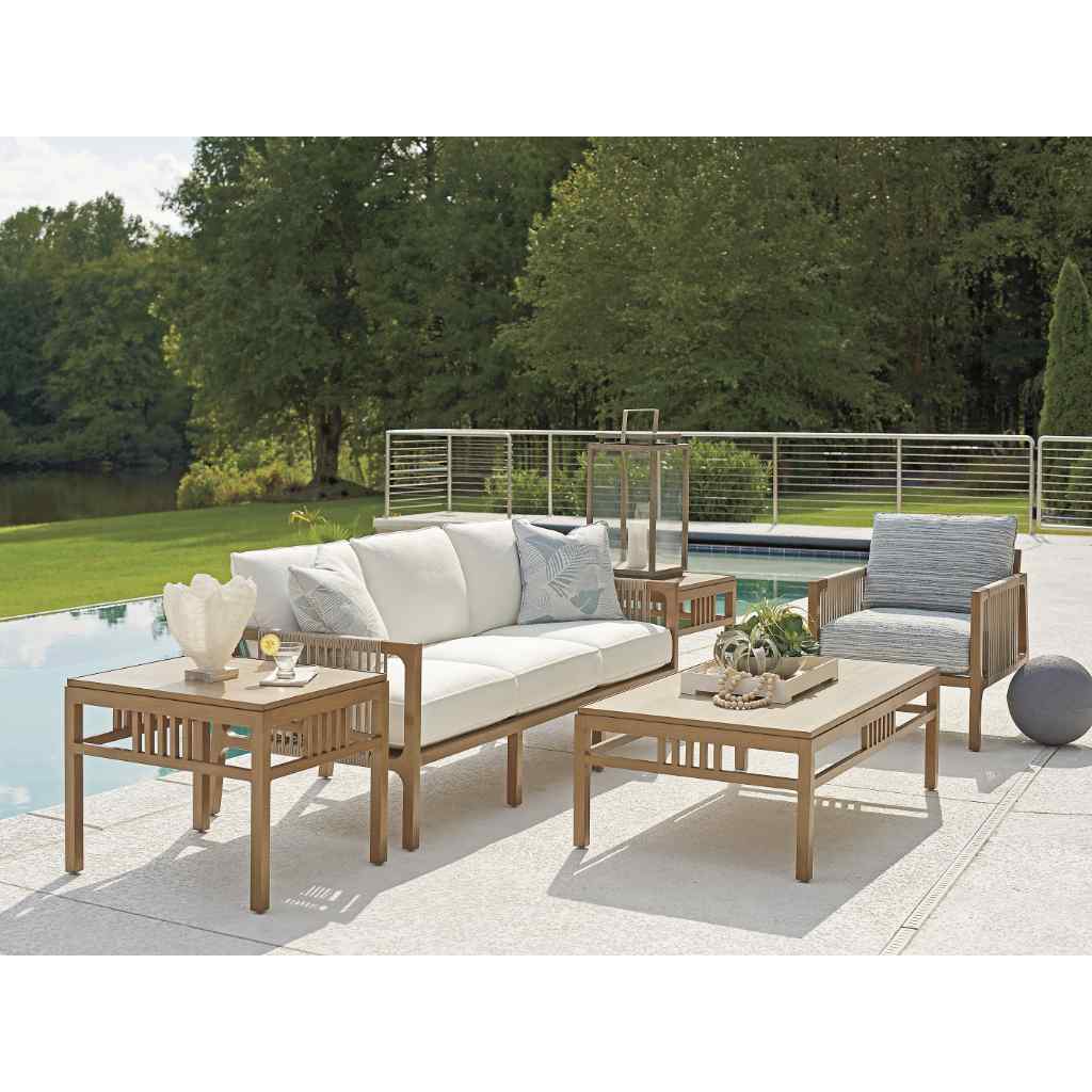Rectangular End Table - St Tropez Brown