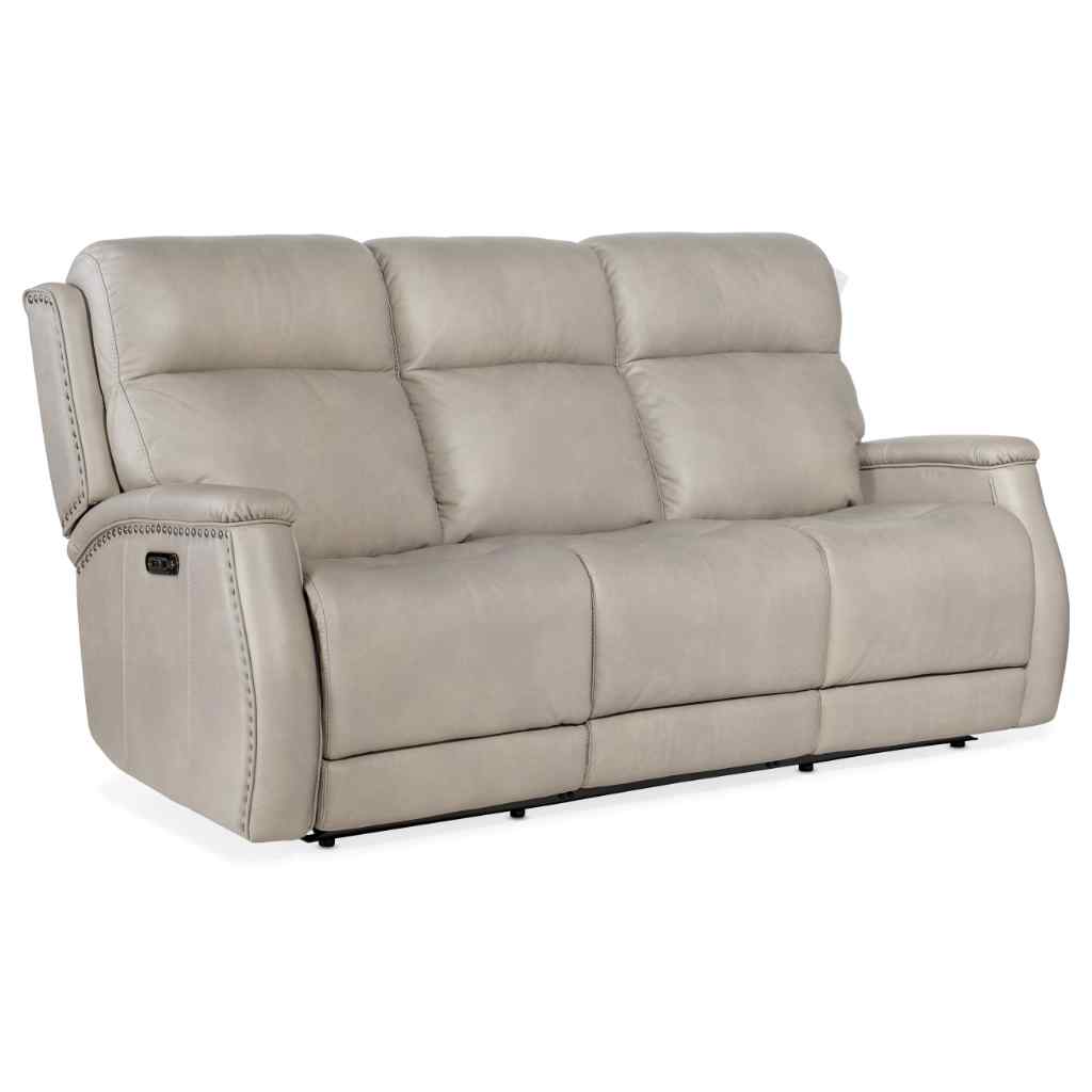 Rhea Zero Gravity Power Recline Sofa with Power Headrest - II Light Gray