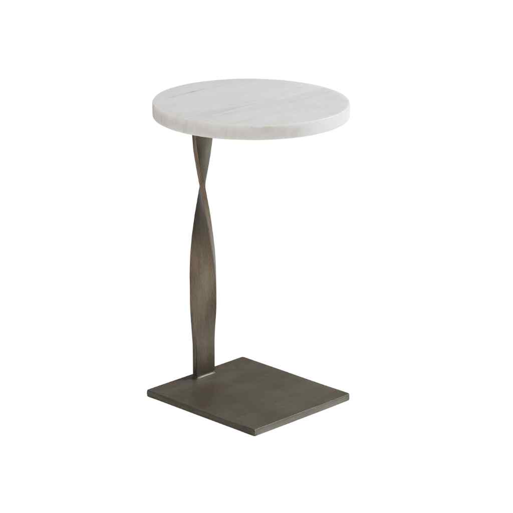 Rockville Round Martini Table Brown