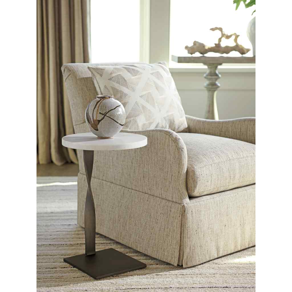 Rockville Round Martini Table Brown