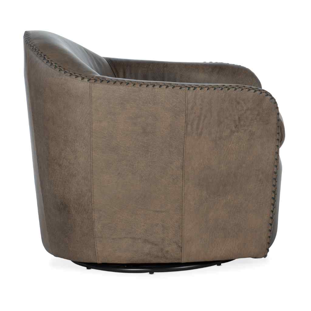 Roper Swivel Club Chair Light Brown