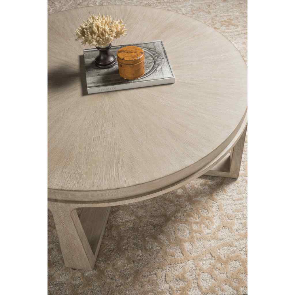 Rousseau Round Cocktail Table Bianco