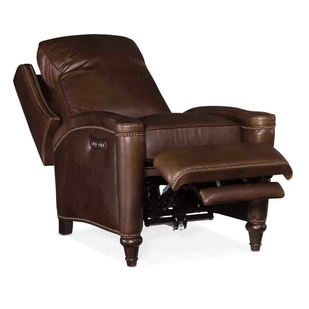 Rylea Power Recliner with Power Headrest Brown