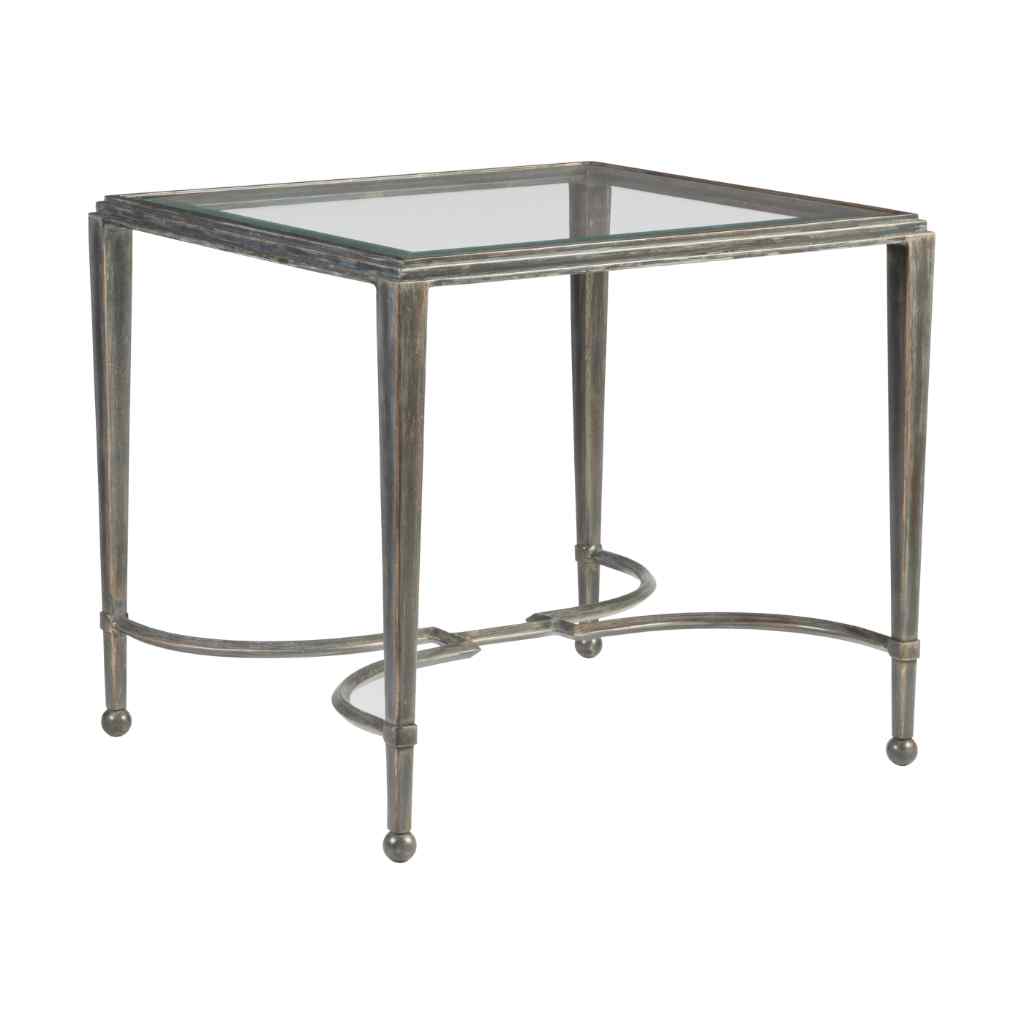 Sangiovese Rectangular End Table - Metal Designs St Laurent