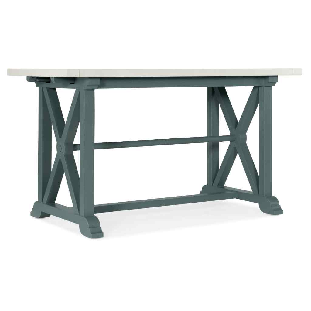 Serenity Piers Friendship Table with 2-12in Leaves Dark Blue