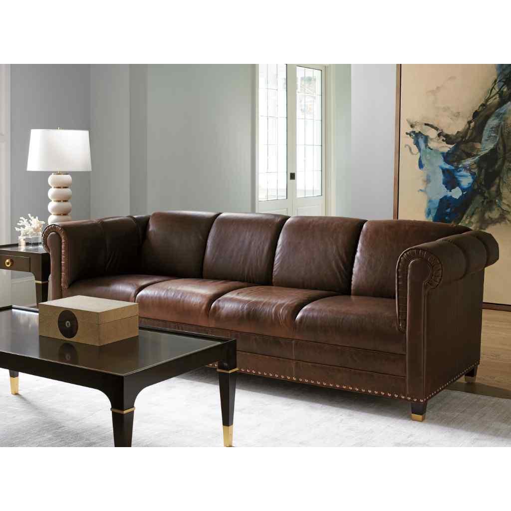 Springfield Leather Sofa - Carlyle Espresso