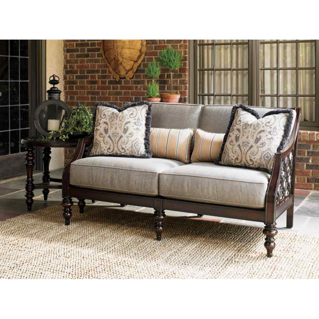 Square End Table - Royal Kahala Black Sands Brown