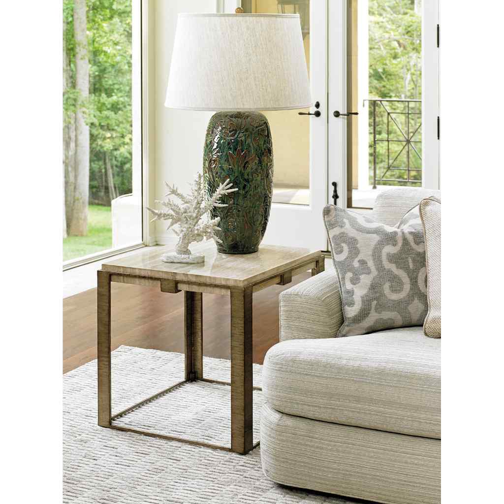 Stone Canyon Lamp Table Mocha