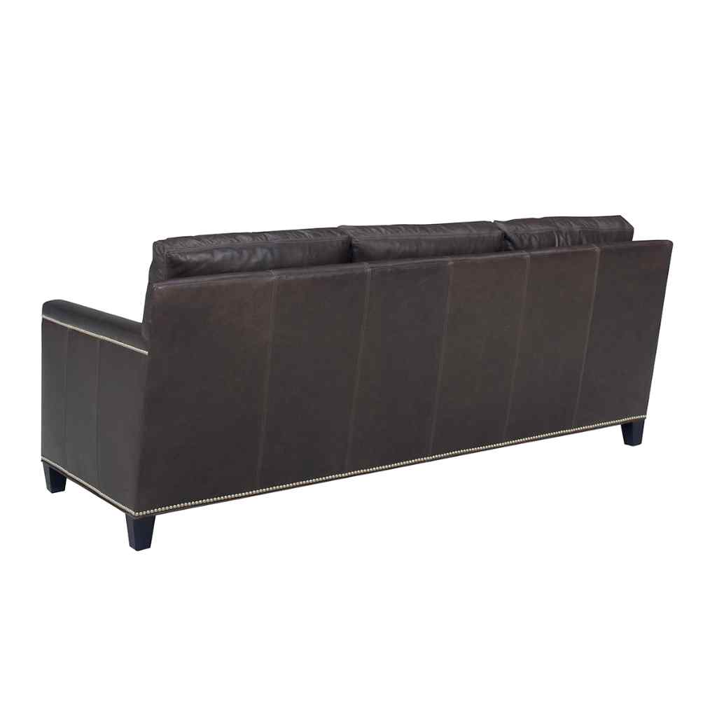 Strada Leather Sofa Misty Gray