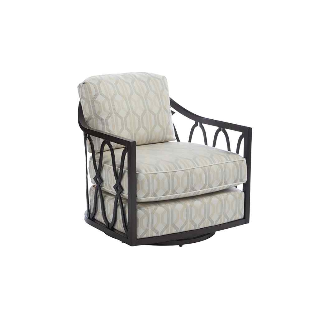 Swivel Chair - Royal Kahala Black Sands Brown