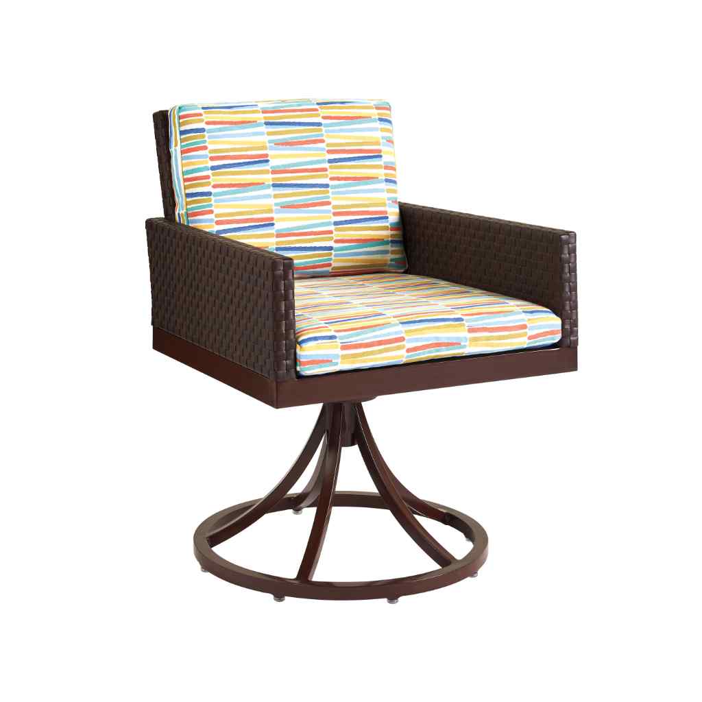 Swivel Rocker Dining Chair - Abaco Brown