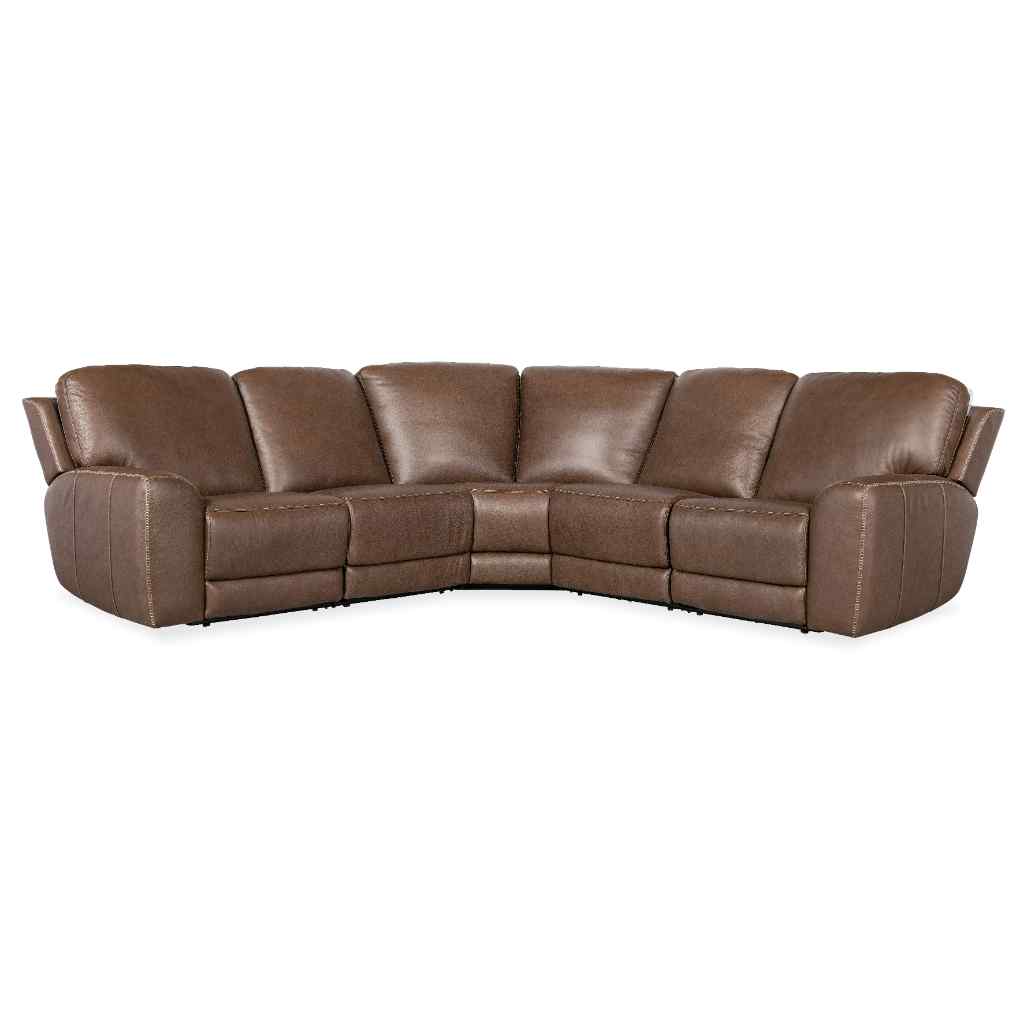 Torres 5 Piece Sectional Medium Brown