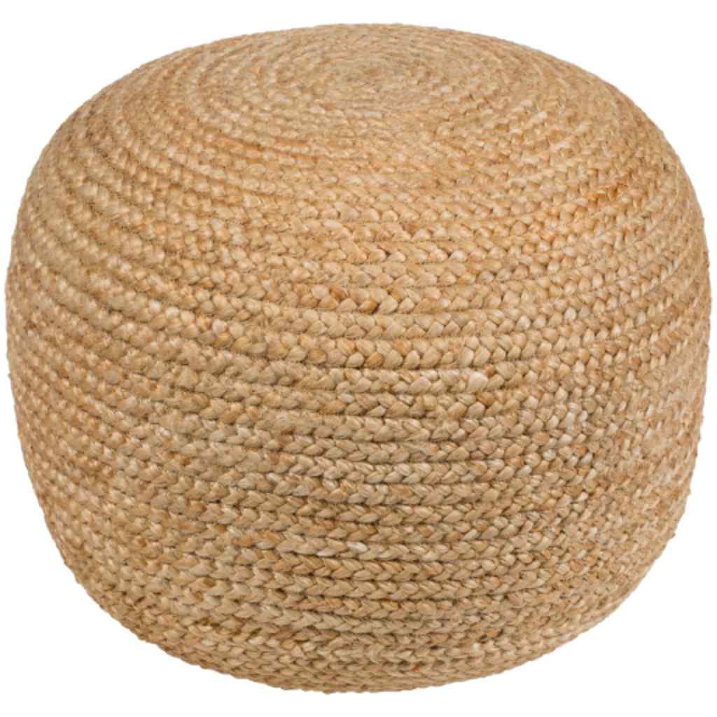 Tropics TPPF-006 Pouf Wheat / 16"H x 20"W x 20"D